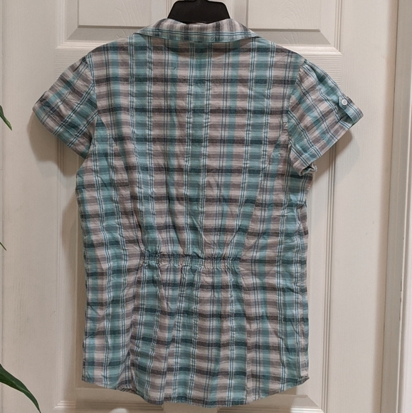 Outback Trading Co Women's Button Up Top Size Lg - Picture 2 of 10